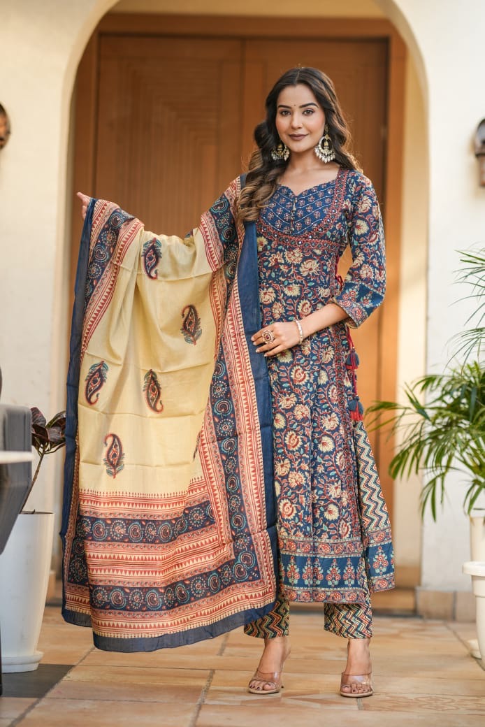 Urbane Anarkali Suit Set