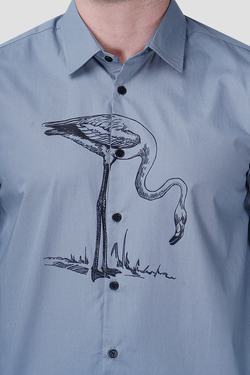 Grey designer shirt online